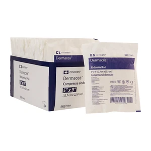 Curity Dermacea Abdominal Pad Sterile 5" x 9" - Picture 1 of 5