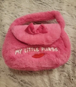 New Talking Plush Kids Playset Pink Purse With Accessories  Pretend Play - Picture 1 of 4