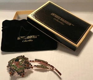 NIB Rare Vintage Antiques Roadshow Collectibles (QVC) Flower Brooch - Picture 1 of 10