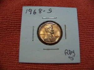 1968 S Lincoln Memorial Penny unzirkuliert (BU) - Bild 1 von 2