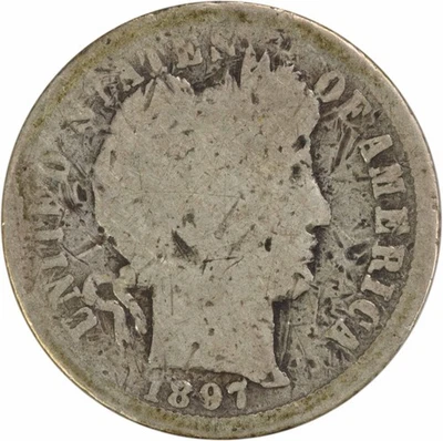 1897-O Barber Silver Dime AG Uncertified #500 - Image 1 of 2