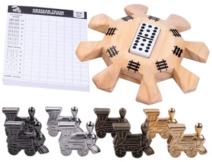 Engelhart - Juego de accesorios Domino Tren mexicano - 1 estación de madera + 8 - Imagen 1 de 9