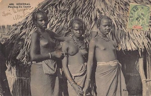 ETHNIC NUDE -Senegal - Fulani Women of Cayor - Publ. Fortier 498 - - NU ETHNIQUE - Picture 1 of 2