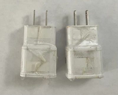 2 x Samsung Device Side USB Type-A AC Travel Adapter Charger [ETA0U61JWE] - Image 1 of 4