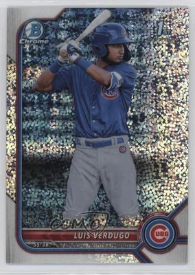 2022 Bowman Chrome Prospects Speckle Refractor /299 Luis Verdugo #BCP-147 - Image 1 of 2