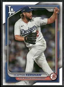 2024 BOWMAN CLAYTON KERSHAW LOS ANGELES DODGERS #56 - Picture 1 of 2