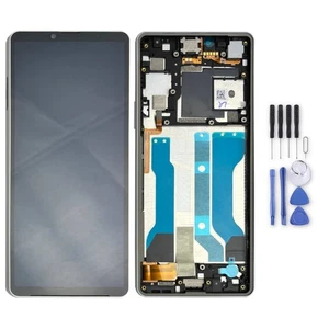 Para Sony Xperia 10 V A5061091A Pantalla Full LCD con Marco Unidad Blanco  - Imagen 1 de 3