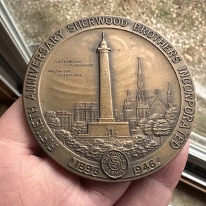 Vintage Sherwood Brothers 50th Anniversary Medallion - Bild 1 von 8