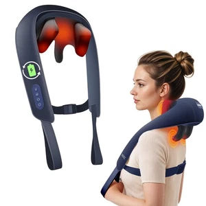 Neck and Shoulder Massager with Soothing Heat, Cordless Neck Back Massager, U... - Picture 1 of 8