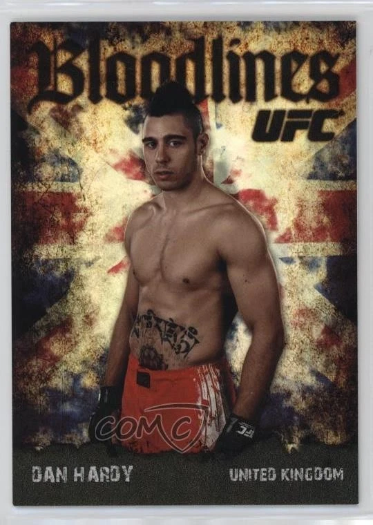 2009 Topps UFC Bloodlines Black /88 Dan Hardy #BL-19 Rookie RC - Image 1 of 2