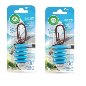 Air Wick Car Air Freshener - Coastal Breeze Scent - Pack of 2 - Picture 1 of 2
