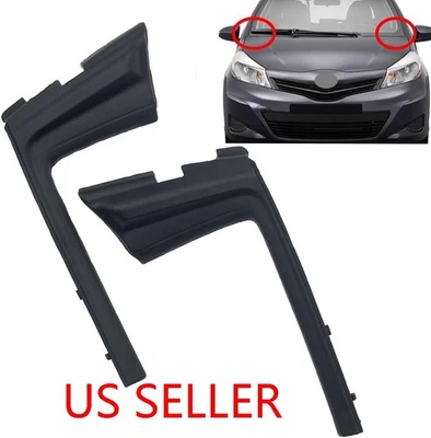 For Toyota Yaris 2012-2014 Front Windshield Wiper Side Cowl Extension Cover Trim - Image 1 of 4