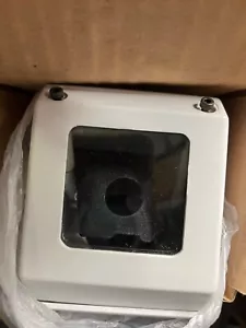 White Mini Flush Mount Board Camera Housing Car Enclosure Vandalproof Waterproof - Picture 1 of 5