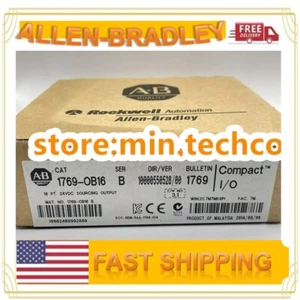 Nuevo Módulo D/S Allen-Bradley 1769-OB16 AB CompactLogix 16 Pt 24VDC DC sellado - Imagen 1 de 3