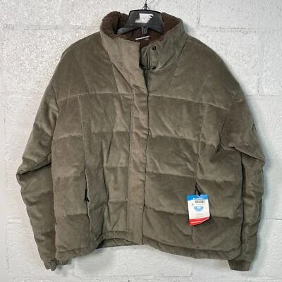 Chaqueta de pana Columbia Ruby Falls para mujer verde XL  Foto 1 de 4