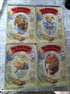 Teddy Bears Adventure Books x4 - 1992 Ed. Board Books by Tormont Canada - VGC - Picture 1 of 17