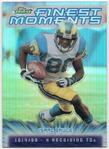 PB012 2000 Topps Finest Moments Refractors #FM8 Isaac Bruce St. Louis Rams