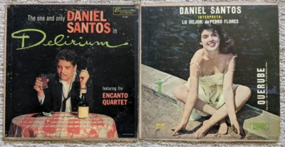 Daniel Santos Latin LP Lot (2): Dilirium & Interpreta: Lo Mejor: de Pedro Flores - Image 1 of 4