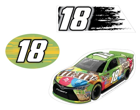 NASCAR #18 Kyle Busch CAR MAGNET 3 PC SET-Kyle Busch 3 PC MAGNET SET Cover