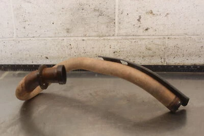 2007 Yamaha Raptor 350 YFM350R EXHAUST HEADER PIPE W HEAT SHIELD GUARD P940 - Image 1 of 4