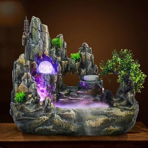 Fuente de habitación fuente de mesa LED cascada escritorio fuente iluminación NUEVO - Imagen 1 de 12