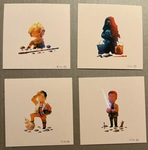 Olly Moss Star Wars Force Awakens art prints movie poster SDCC Lucasfilm mondo - Picture 1 of 1