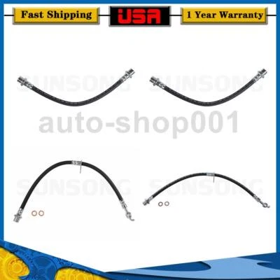Rear Front Brake Line Brake Hose For Toyota RAV4 2000 1999 1998 1997 1996 - Image 1 of 4