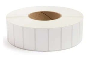 3" x 1" Weiß Thermotransfer Selbstklebende Papieretiketten 5500 Etiketten/Rolle - 1 Rolle - Bild 1 von 2