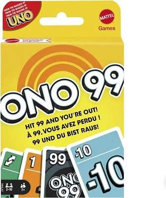 UNO ONO 99 Card Game for Kids & Families, 2 to 6 Players, Adding Numbers, Gift - Image 1 of 4