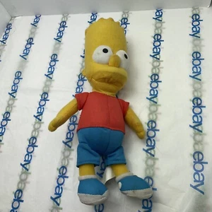 Bart Simpson The Simpsons Plush Stuffed Doll 2005 Nanco 10” - Picture 1 of 2