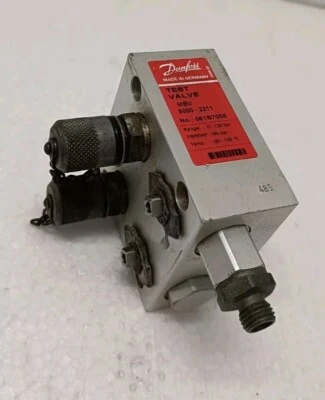 DANFOSS MBV 5000 2211 061B7005 PRESSURE TEST VALVE 0-120 BAR free expedite ship - Image 1 of 4