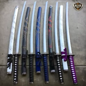 Japanese Samurai Sword KATANA High Carbon Steel Ninja Blade Dragon Tang Machete - Picture 1 of 12