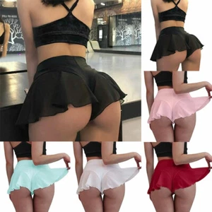 Sexy Women Skirt Shorts Sports Tennis Ballet Dance Gym Pleated Mini Skirts Dress - Picture 1 of 15
