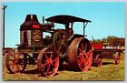 Postcard Farm Tractor 2-cylinder 40 hp Rumley Oil Pull Prairie Village SD A70
