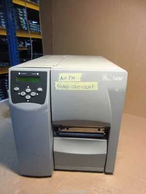 ZEBRA S4M S4M00-200E-0200T USB NETWORK 104mm Thermal Label Printer NO PRINTHEAD - Bild 1 von 4