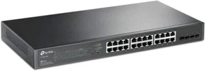 TP-Link TL-SG2428P Ethernet Switch, 24 Port - Black - Picture 1 of 3