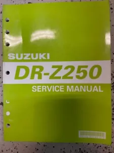 2002 2003 2004 2005 Suzuki DR-Z250 Servicio Tienda Manual OEM 99500-42155-01e - Imagen 1 de 4