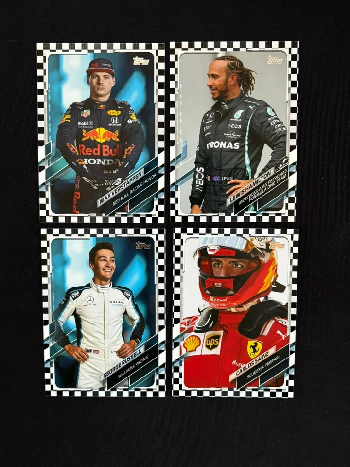 2021 Topps Formula 1 F1 Checker Flag Parallel Singles You Pick Complete Your Set - Image 1 of 1