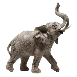 Seraphic Large 13" African Elephant Statue Gifts for Women, Big Elephant Deco... - Picture 1 of 7