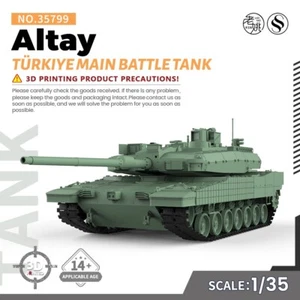 SSMODEL SS35799 1/35 Military Model Kit Türkiye Altay Main Battle Tank - Foto 1 di 12