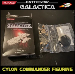Konami Battlestar Galactica Cylon Commander (Oro/Negro) 10 cm Sellado con Caja - Imagen 1 de 7