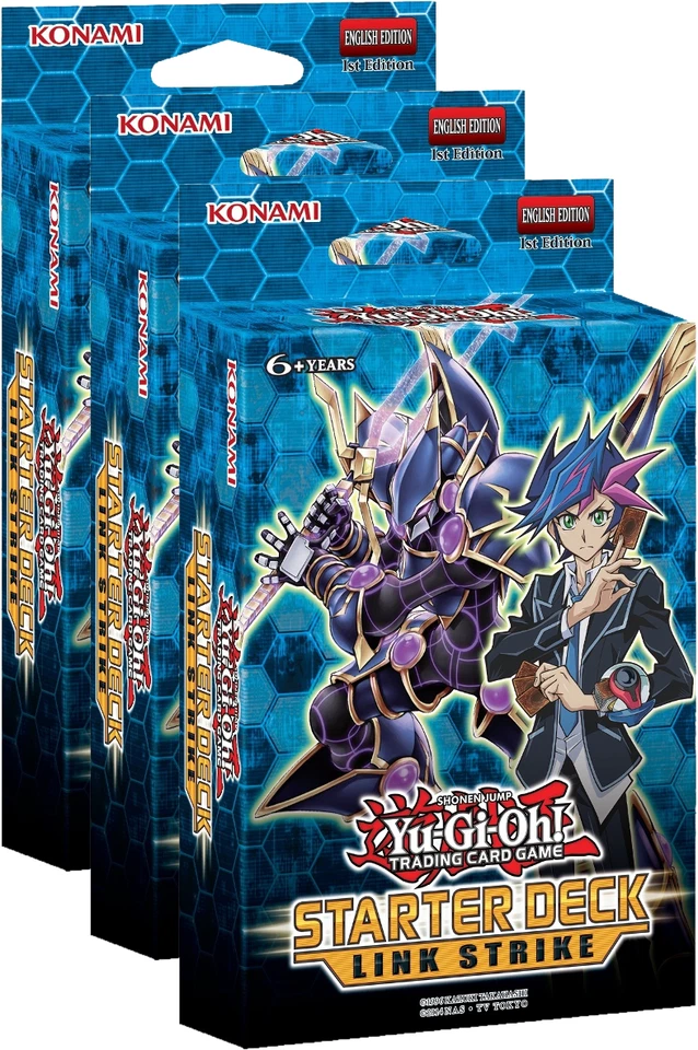 Yugioh Link Strike Starter Deck 1st Edition English 43 Cards 2 Ultra Rares 2017