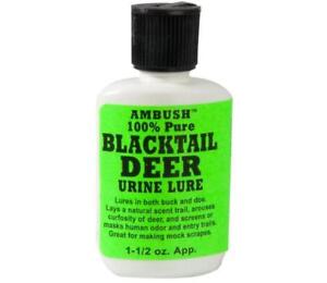 Moccasin Joe Ambush 100% Pure Natural Blacktail Deer Urine Lure Scent Attractant