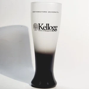 N.U. Kellogg School of Management 16oz Pilzner Barware Glass~NWOB - Imagen 1 de 6