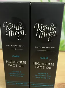 KISS THE MOON CALM AFTER DARK FACE OIL SLEEP BEAUTIFULLY 2X30ML - Picture 1 of 10