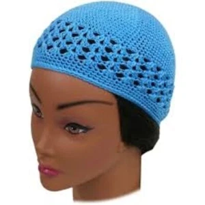 Classic Knit Kufi Hat Crochet Beanie Skull Hats Mix Colors With Elastic Stretch - Picture 1 of 6
