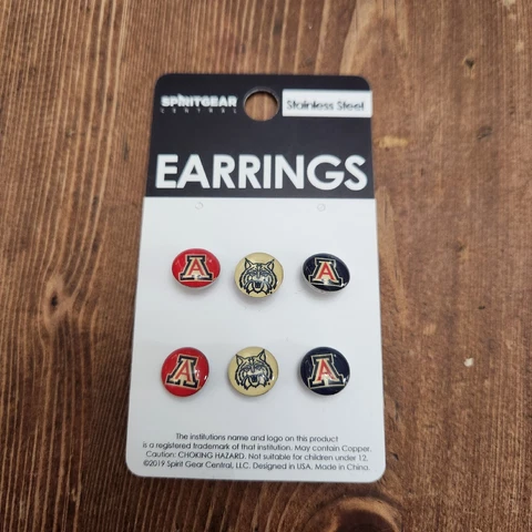 University Of Arizona Wildcats Stud Earrings Cover