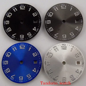 29mm Luminous Watch Dial Fit MIYOTA 8215 8205 ETA 2824 2836 Automatic Movement - Picture 1 of 19