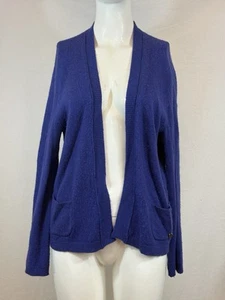 WHITE STUFF 10% Alpaca Knit, Ultraviolet Long Sleeve Cardigan.Pockets.Size UK 14 - Picture 1 of 6