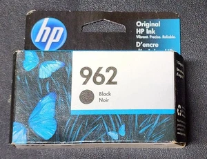 Nowy oryginalny czarny wkład atramentowy HP 962 OfficeJet Pro 9010, 9015 Exp. LISTOPAD 2021 - Zdjęcie 1 z 2